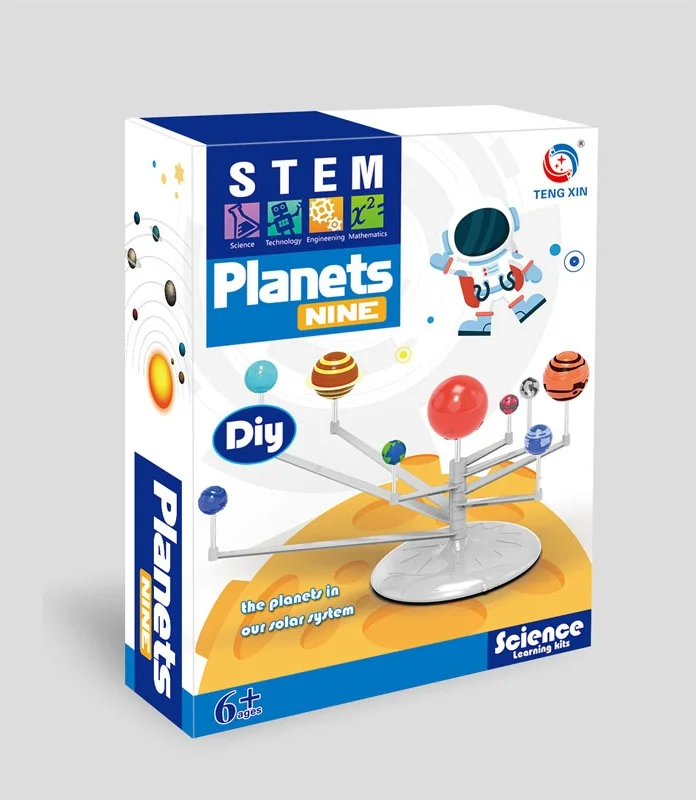 Children science educational toy solar system kit solar system kit