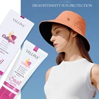 SPF 50+++ Organic Oem Vallina Whitening Sunblock Face Care For Sensitive Skin Snail And Collagen Sunscreen