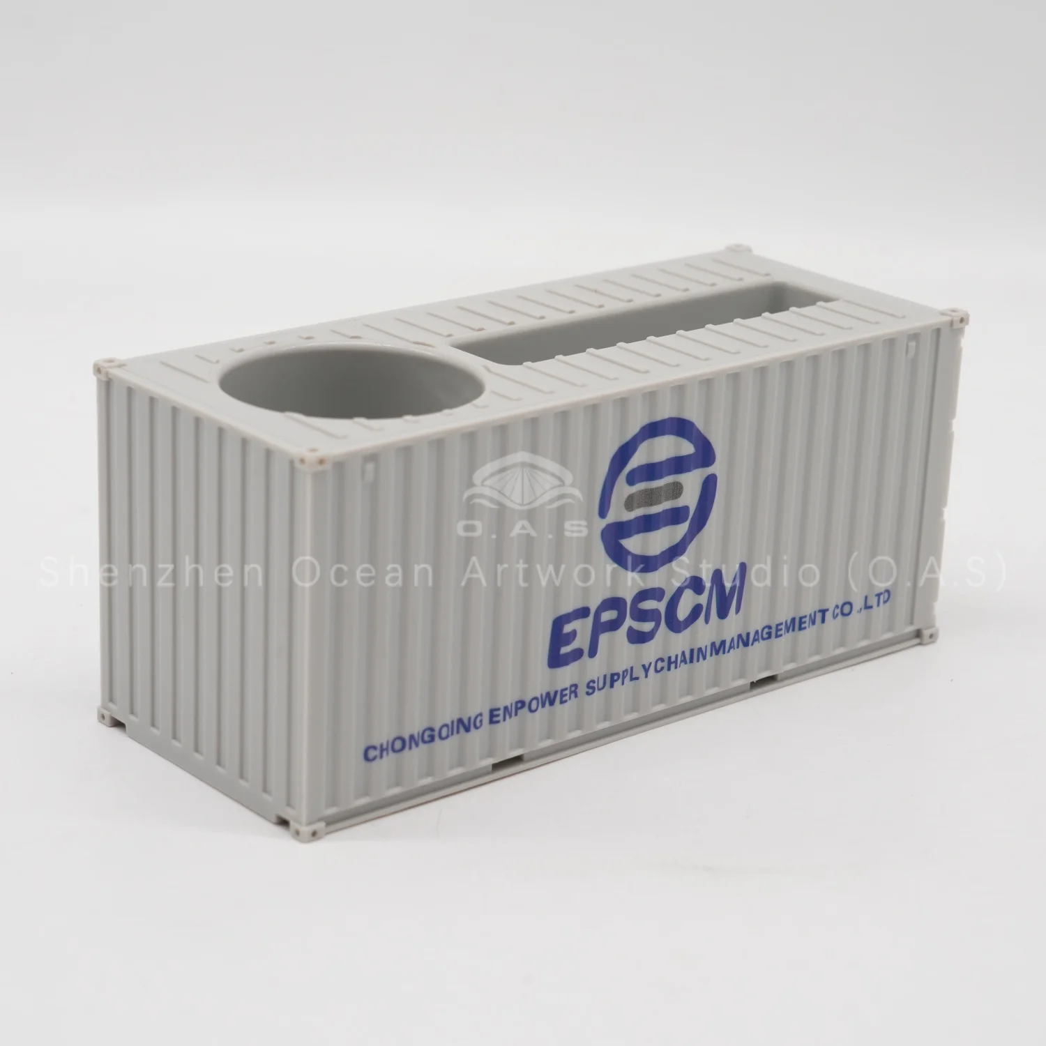 lepscm plastic storage box model scale 135 shipping container oas factory customizable pen holder model-10