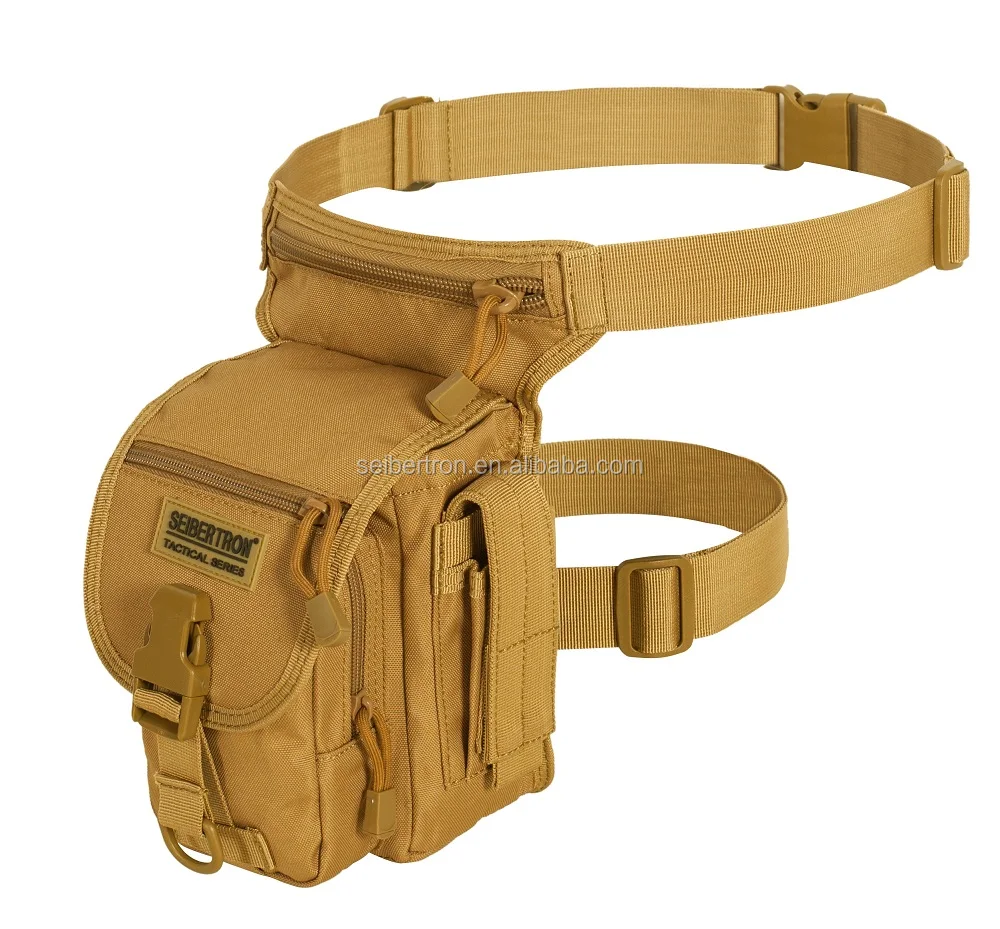 Seibertron Tactical Waist Leg Bag Utility Pouch For Cycling Hiking Waterproof 