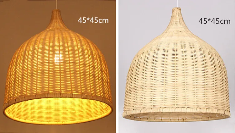 Handmade Rattern bamboo pendant light