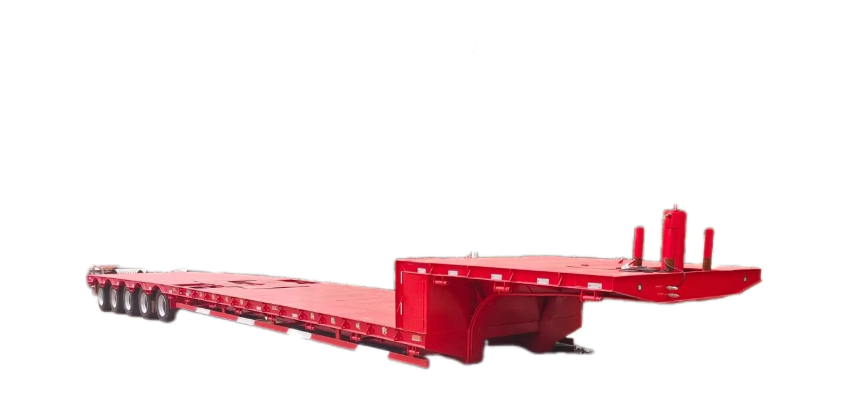 CIMC Truck Trailer Heavy Duty Lowboy Semi Trailer Lowbed Semi Trailer 0