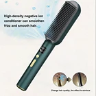 Hair Straightening Wireless Mini Brush Dryer Cordless Steam Permanent Hair Straightening