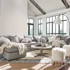 Furniture Rooms And Sofas Modern Living Room Furniture Family Large L-shape Lounge Sofas Sectionals