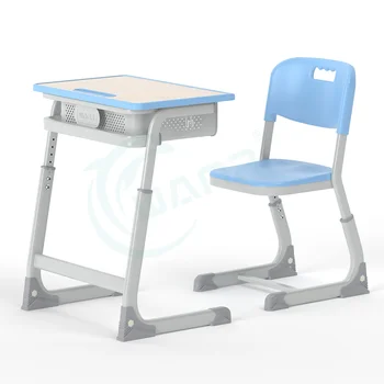 Guangdong Wanrui Furniture School Desk and Chair Sets, Metal Material and School Furniture Type