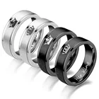 Titanium Rings Titaniumringstitanium Titanium Flat New Design Rings Her King His Queen Lovers O-ring
