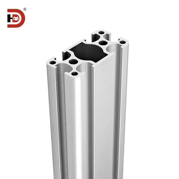 2550 Industrial Extruded Aluminum Profiles Suitable for Assembly Line Automation Bracket Assembly Drilling and Cutting Services supplier