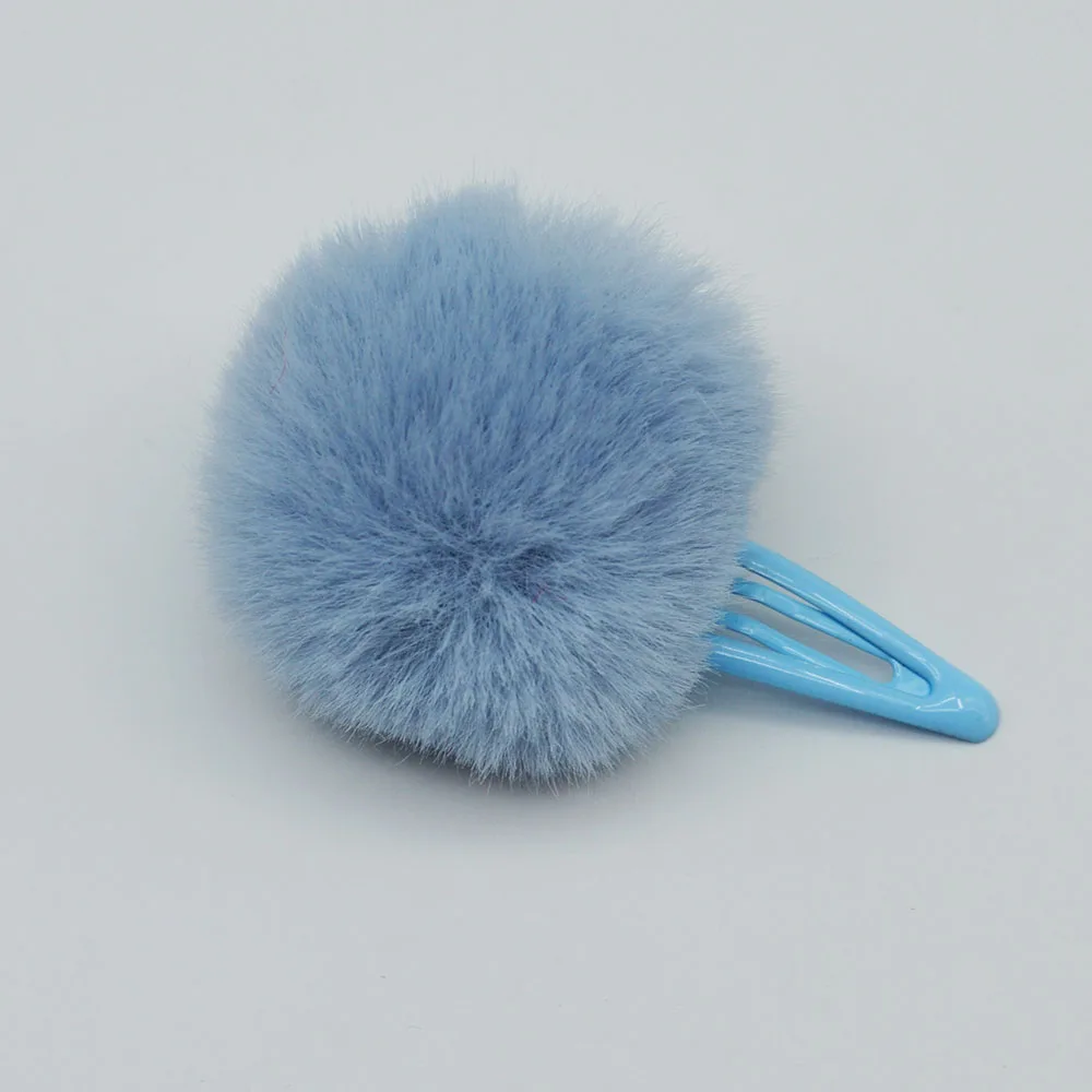 Sıcak satış 12 cm Faux fox kürk Pom Poms/kürk ponpon ponpon için elastik ile Diy