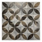 Tiles Wall Good Price Brown Interior Floor Tiles Decorative Stone Marbled Mosaics Wall Panels Design