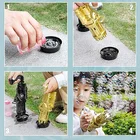 Shooting Gun Toys Outdoor Automatic Shooting Machine Blowing Blaster Gatling Bubble Gun Toys For Kids