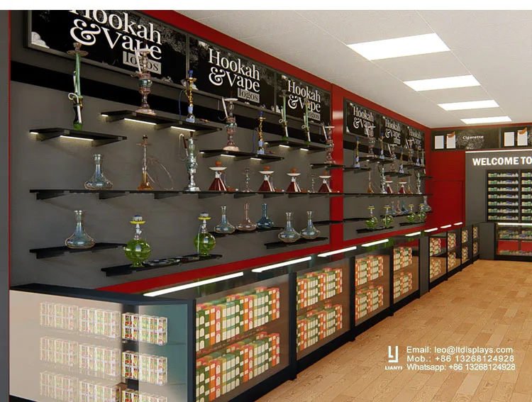 Custom Dispensary Smoke Counter Displays Design Smoke Shop Display Show Cases Buy Smoke Shop