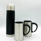 Gift Gift Sets Christmas Promotion Gift Set For Business Stainless Steel Coffee Cup Mug 1 Thermos Water Bottle 500ml