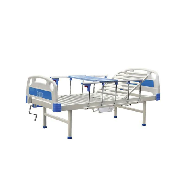 Factory price High end patient Adjustable Durable manual single crank function hospital bed
