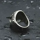 Ring Hop Rings Skull Ring Retro Hip Hop Punk Stainless Steel Pattern Skull Ring For Party