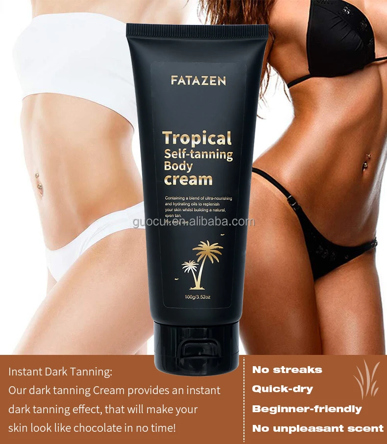 Private Label Natural Hours Instant Dark Tanning Lotion Body Care