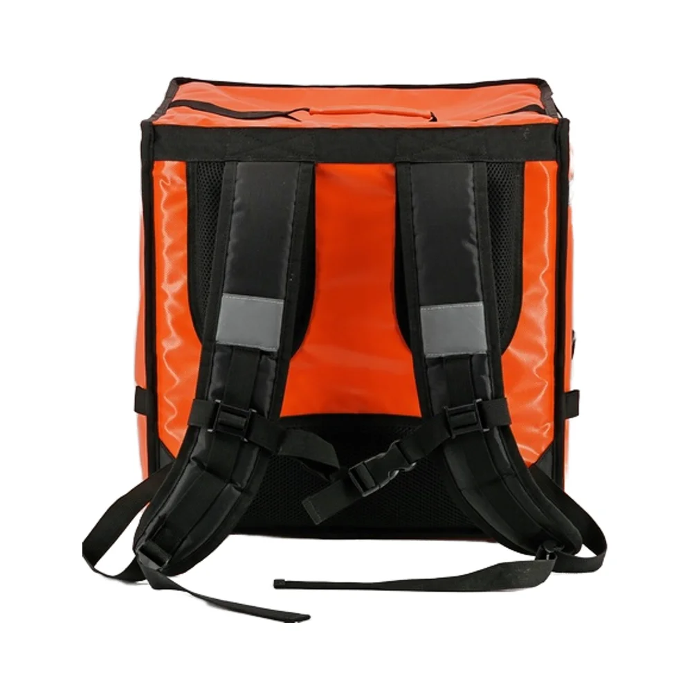 Soft Eco-Friendly Cooler Tote Bag with Zipper Custom Food Delivery Bag for Bike Motorcycle Bicycle details