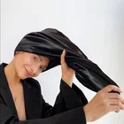 Silk Cotton Towels Custom Design High Quality Luxury Cotton 100%silk Hair Wrap Towel Hair Turban Silk