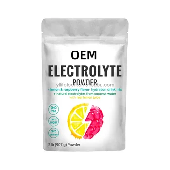 GMP Private Label Electrolyte Powder Keto Sugar Free OEM Electrolyte Hydration Powder