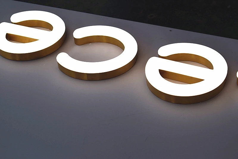 product stainless steel edging acrylic spherical 3d luminous door head billboard customization outdoor advertising letters led sign-2