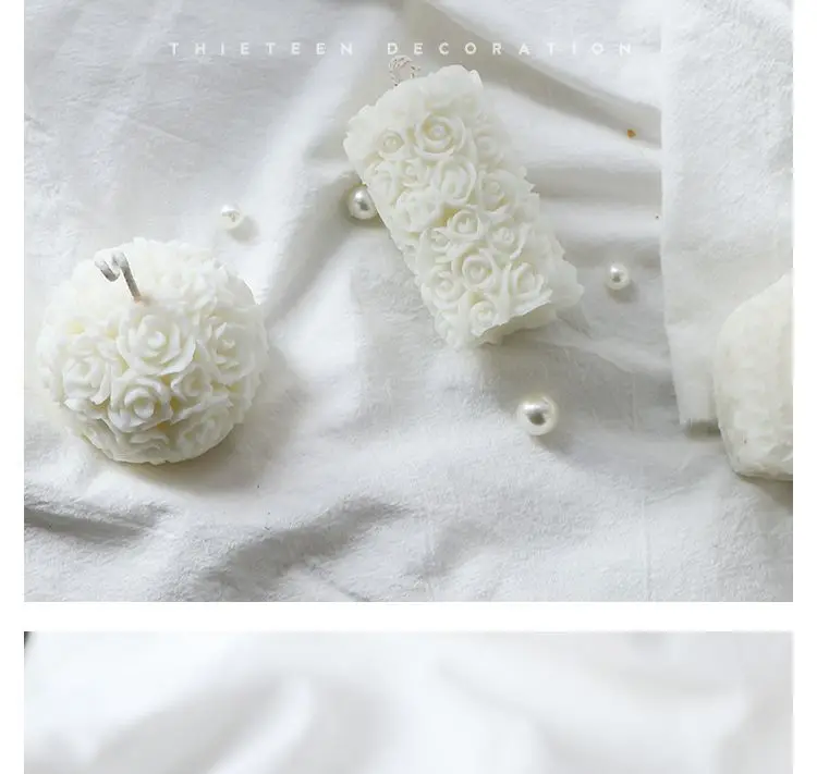 Scented Candles In Bulk Creative Design Rose Oils Make Private Label