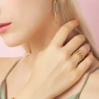 Sterling Silver New Chic Wrap Designer Zircon Ring Sterling Silver Jewelry For Women