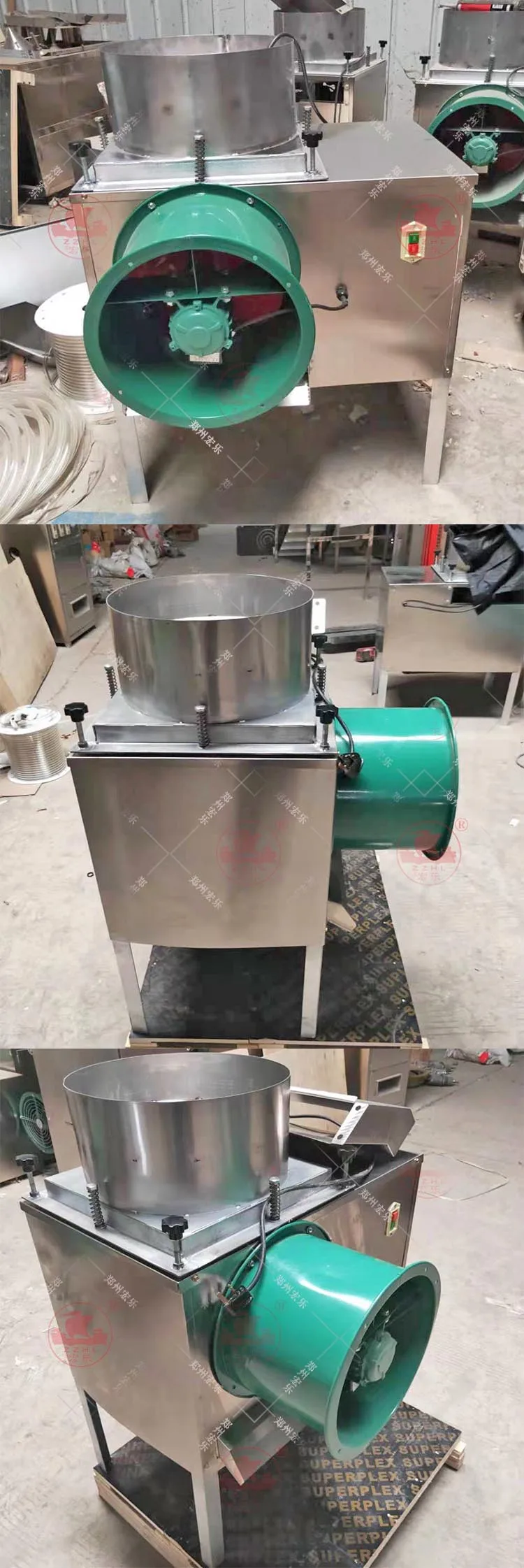 Professional Automatic Garlic Splitter/Dry Garlic Breaking Machine/Garlic Clove Separator manufacture