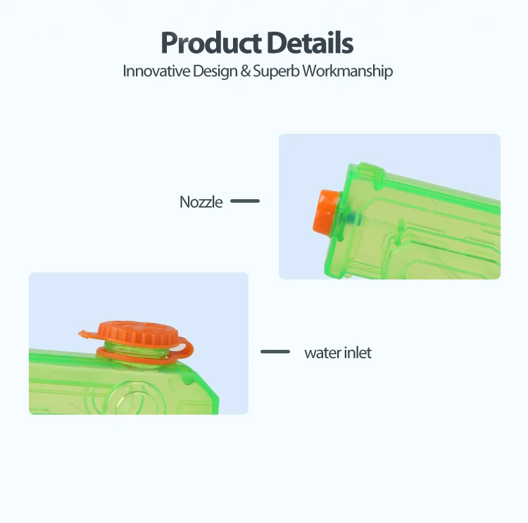 product 4pcs transparent mini water guns outdoor summer battle set for pool parties fights small hands design for kids water game-4