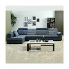 Design Seat Design Fabric Seat Sectional Modern L Shape Sofa Cum Corner Lounge Sofa