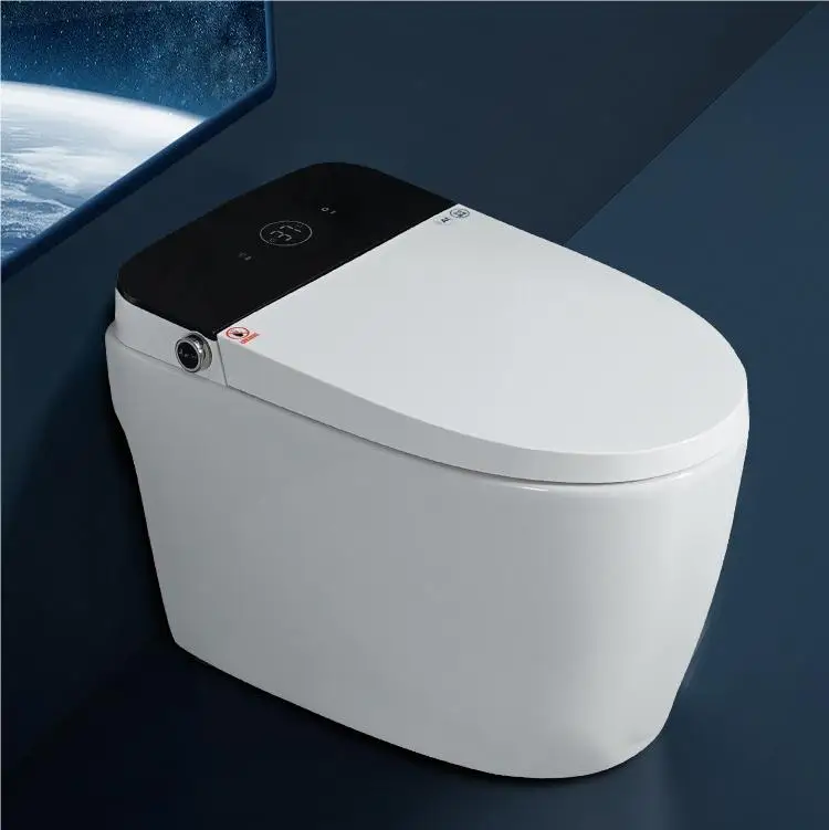 Tarpul Modern Design Intelligent Automatic WC Toilet Floor Mounted Ceramic One Piece Siphonic Sanitary Ware Home Hotel Bathroom manufacture