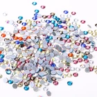 Art Glass Glass Stone Wholesale Flat Back Nail Art Crystal Stone Glass Rhinestone Clothing Accessories DIY Crafts