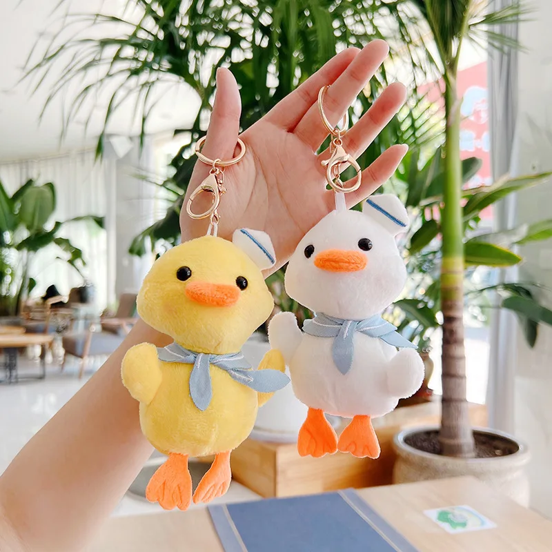 Hot sales 2 colors Personalized Cute Lovely Yellow Duck Soft Kawaii Stuffed toys kids plush toys Stuffed animal toys