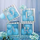 New Gifts For New Trend Custom Christmas Baby Surprise Gifts Packaging Transparent Balloon Box For Baby Party