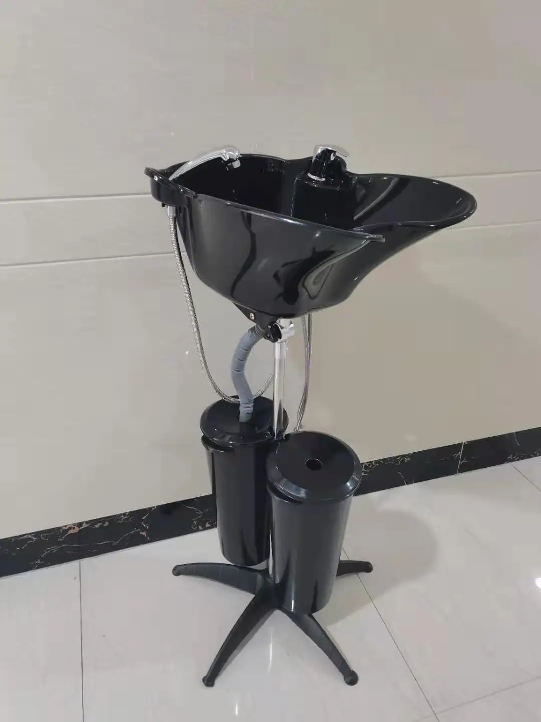 T0172-4 Professional Salon furniture adjustable  portable hair shampoo basin with 2 buckets