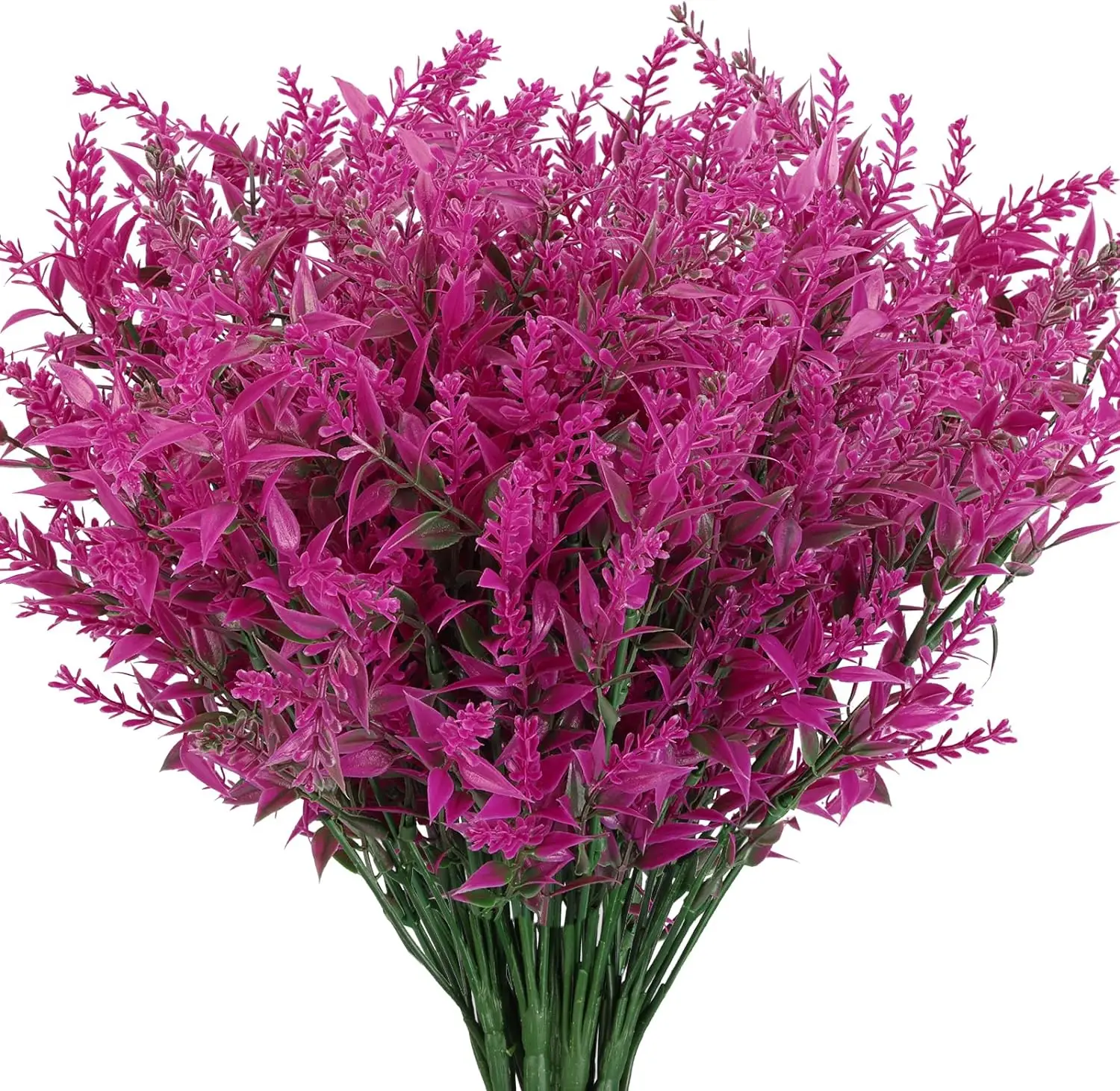 10Pcs Set Wedding Bouquet Decoration Lavender Valentine's Day Artificial Flower Plant