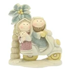 Holy Family Nativity Resin Wholesale Christmas Holy Family Resin Tabletop Mini Miniature Nativity Scene Set