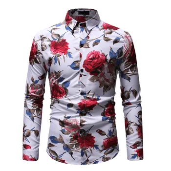 Wholesale Direct Factory Custom Latest Fashion Formal Designs Cotton Long Sleeve Slim Fit Casual Spring Men's Shirt