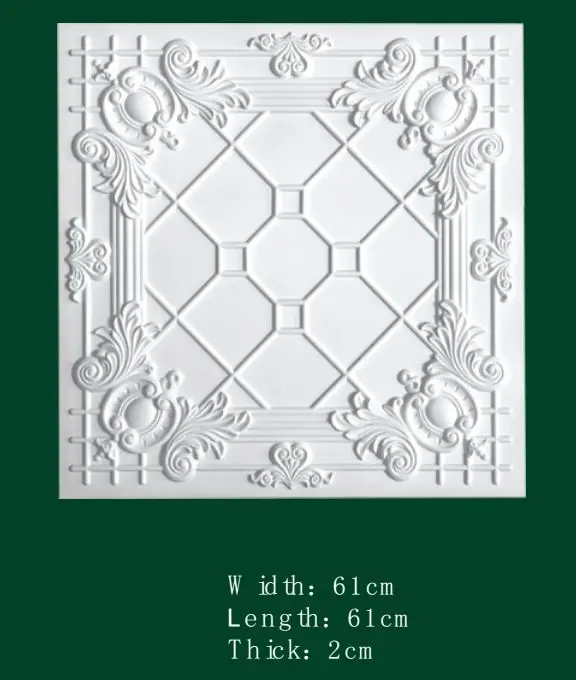 Medallion Ceiling Pu Durable Tiles