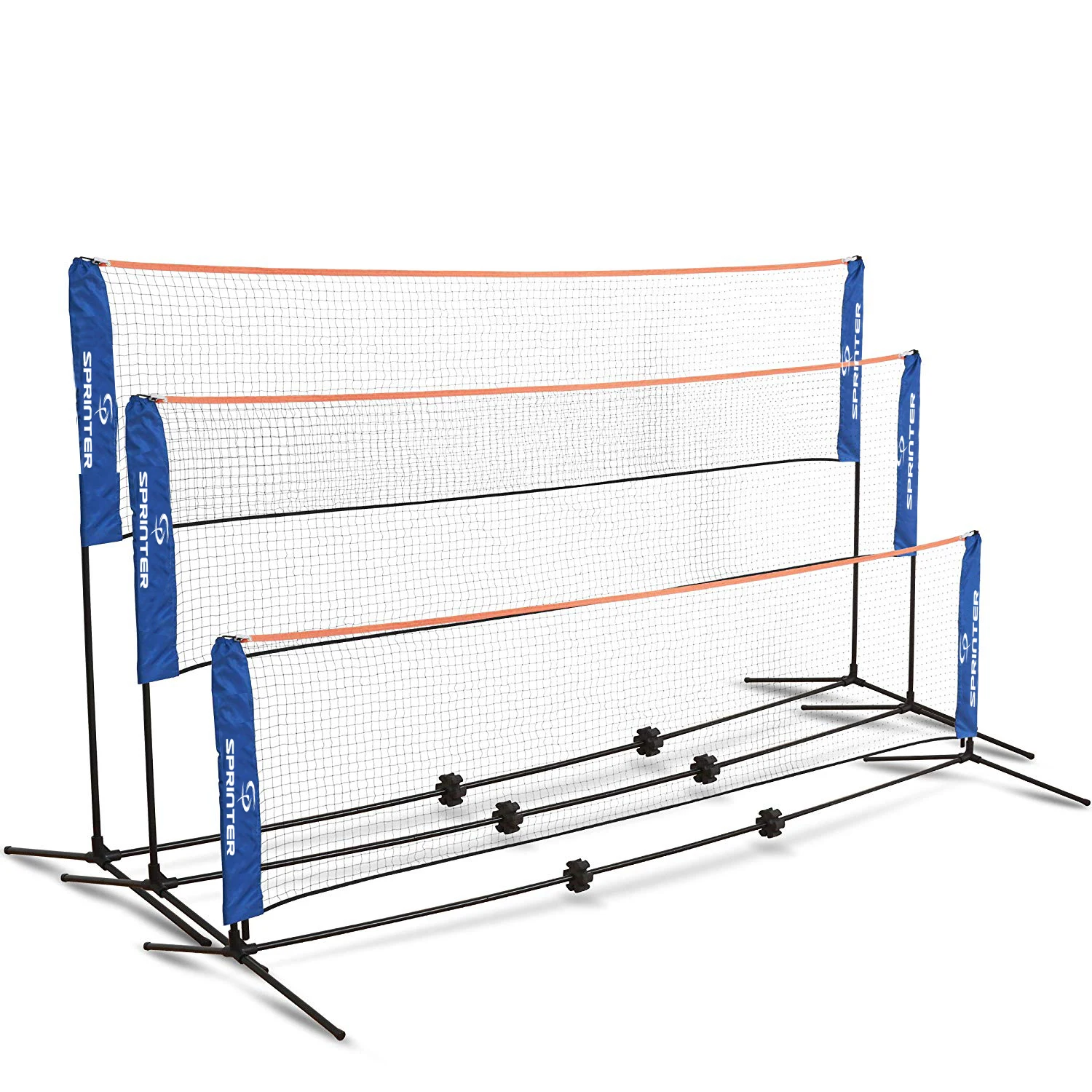 6M Foldable Portable Badminton Net Volleyball Tennis Nets With Frame Stand Bag 