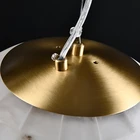 Light All Copper Imported Spanish Alabaster Splice Modern Simple Luxury E27 9W Led Pendant Light