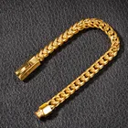 Jewelry Stainless Steel Front And Back Chain Bracelet Necklace Personalized Hip-hop Jewelry Holiday Gift