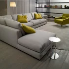 Modern Style Fabric Sectional Sofa Couch Living Room Sofas Set Home Furnture