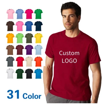 Wholesale 100% Cotton High Quality Custom Men's T-Shirt Printing Your Brand T Shirt Men Graphic Tees Shirt Women Oversize White