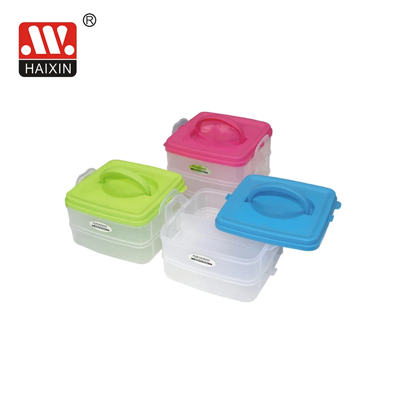 New Fashion Hand-held Portable Storage Box Kitchen Stackable Storage Tool Box