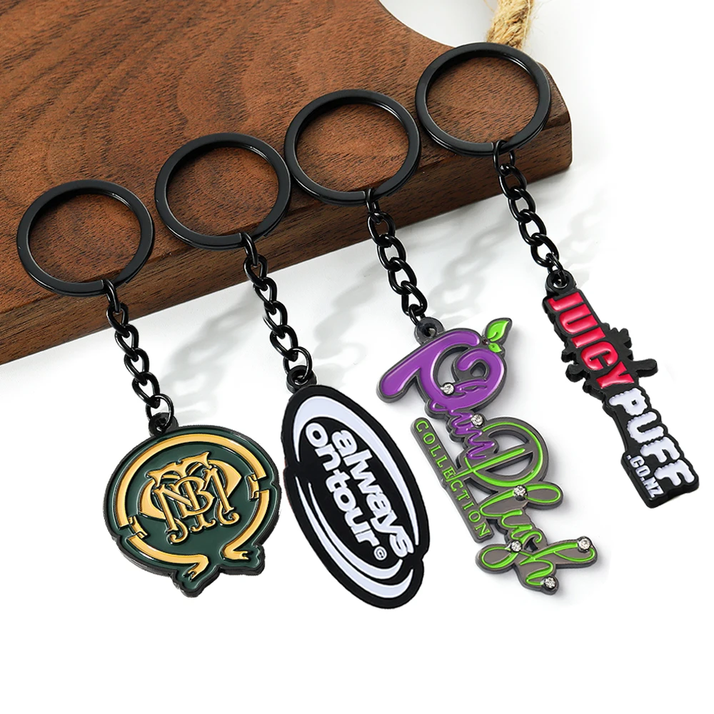 キーチェン 中国 サプライヤー 卸売 オーダーメイド 形 記念品 オーダーメイド エナメル 丸形 メタル キーチェン 2