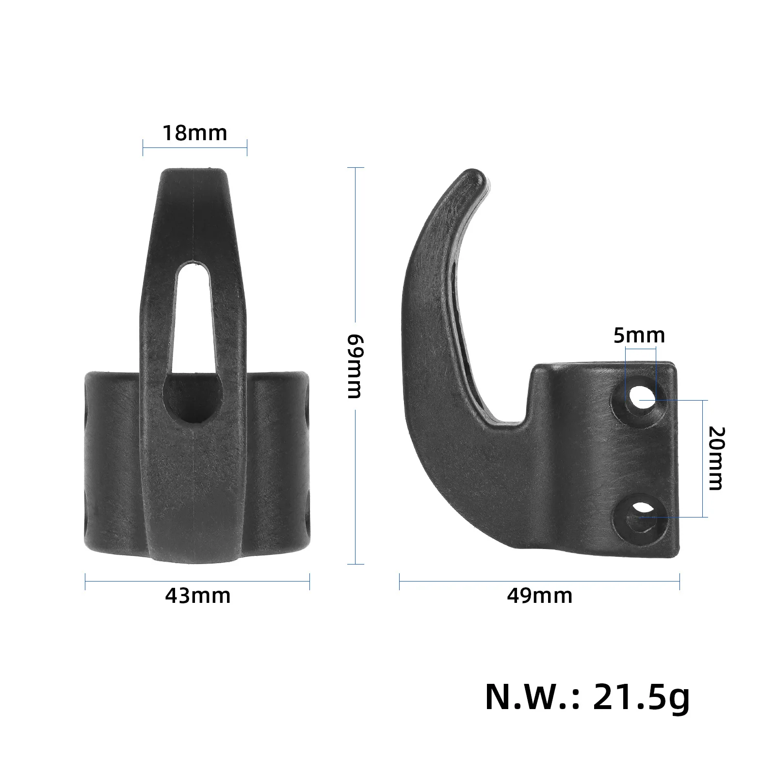 Patinete Electrico xiaomi Parts Front Hook Nylon Hook, Pickup Hook G30 Max Electric Scooter Elektroroller