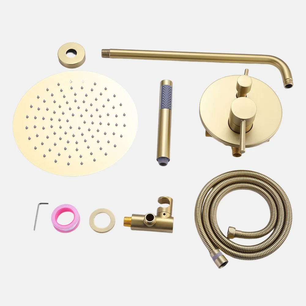 gold shower set