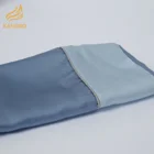 Blue Bedding Hot Sale Tencel Fabric Satin Blue Bedding Bed Sheet With Special Design