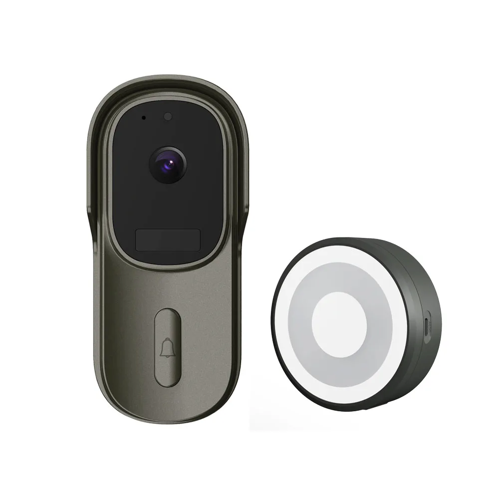 vivitar hd wifi video doorbell with two way audio