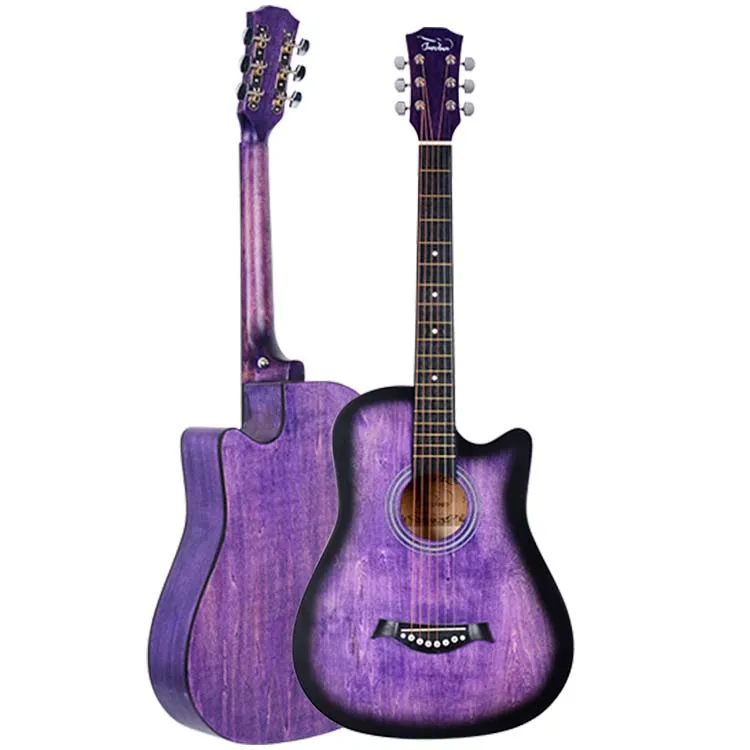 purple wood guitar