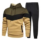 Suits Suit Hooded Colorfull Tracksuit Men's Sports Set Runner Suits 2 Pcs Sportswear Track Suit